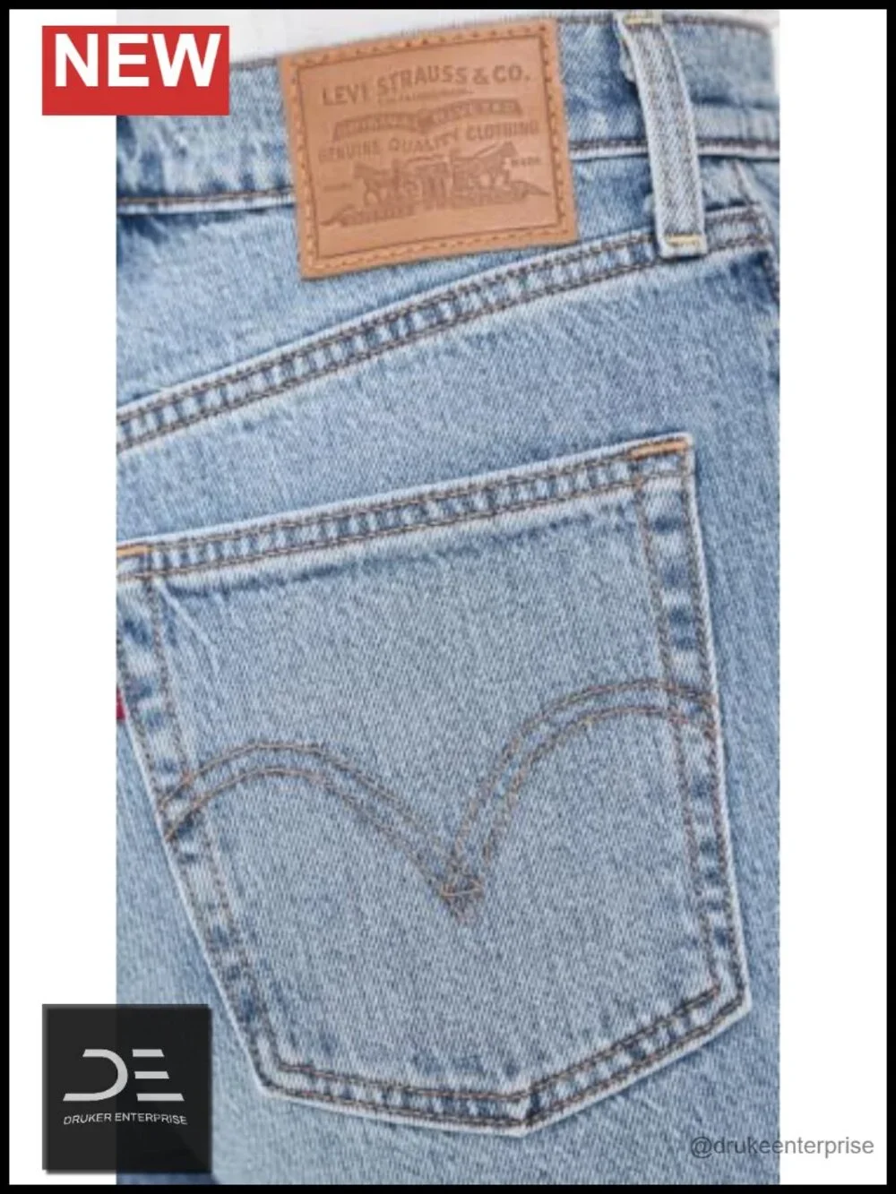 Women's High Rise Straight Leg Ankle Jeans Mid-Rise
